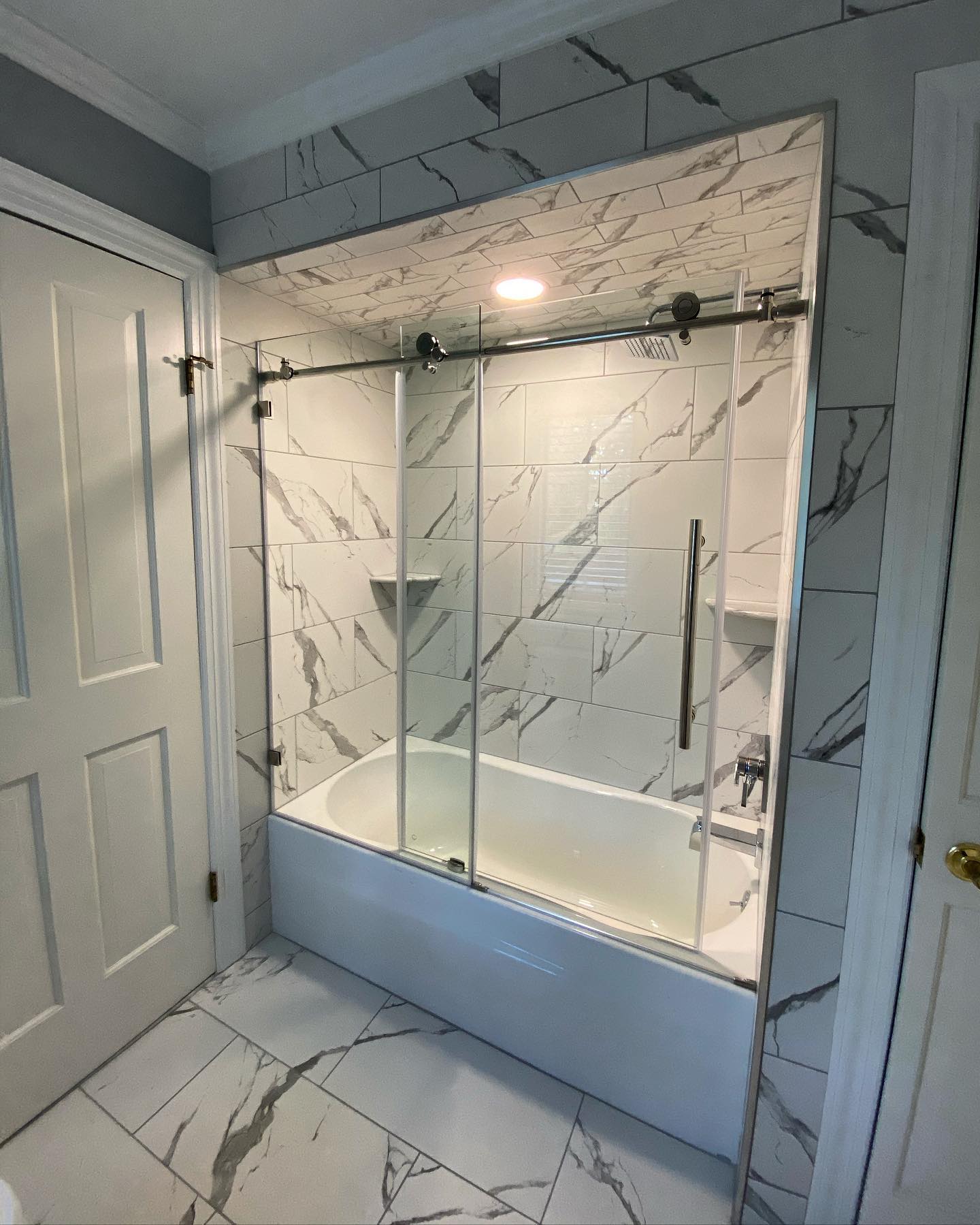 Transforming Bathrooms with Sliding Glass Shower Doors - Vlad's Mirror ...